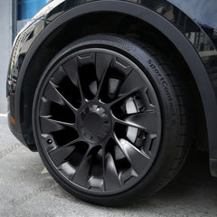 Uppgraderad All-i-ett Mech Style Rim Protector förModelY 20''' Induktionshjul