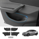 Full-Coverage Door Storage Organizer – Waterproof & Dirt-Resistant for Tesla Model Y Juniper 2025+
