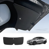나파 가죽 테일게이트 보호대 - 내구성 있고 세련된 매트 Tesla Model Y 주니퍼 2025+