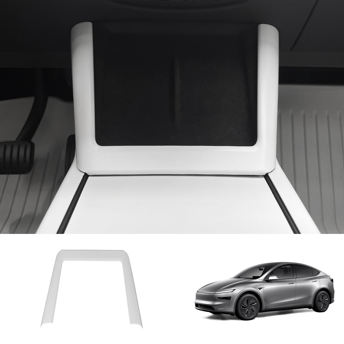 Center Console Wireless Charging Trim (ABS) for Tesla Model Y Juniper 2025+