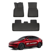 All Weather XPE Interior Floor Mats Cargo Liners Set for Tesla 2025+ Model Y Juniper