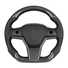 Carbon Fiber Yoke Steering Wheel for Tesla Model 3 (2017-2023)