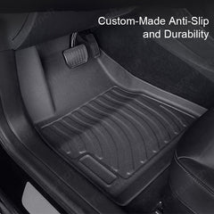 2024+ Model 3 Highland All-Weather Floor Mats Full Set Trunk Mat Cargo Mat Frunk Cargo Liner for Tesla - T-Launch