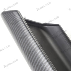 2024+ Model 3 Highland Armrest Cover (Carbon Fiber Pattern ABS) For Tesla - T-Launch