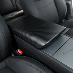 2024+ Model 3 Highland Armrest Cover (Carbon Fiber Pattern ABS) For Tesla - T-Launch