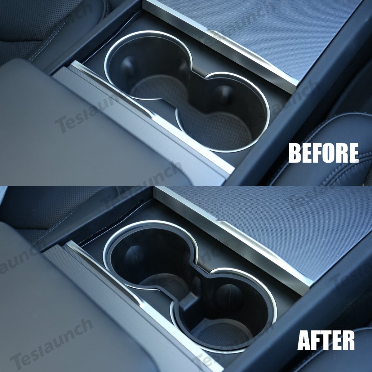 2024+ Model 3 Highland Cup Holder Stabilizer Insert for Tesla - T-Launch