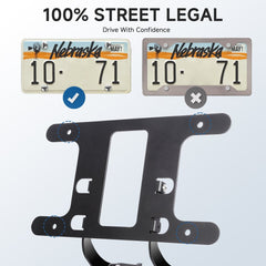 2024+ Tesla Model 3 Highland Front License Plate Holder – No Drill, Anti-Theft Bracket Mounting Kit - T-Launch