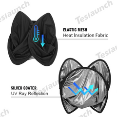 Aggiorna il parasole riflettente integrato del tettuccio apribile per Model E / Model 3