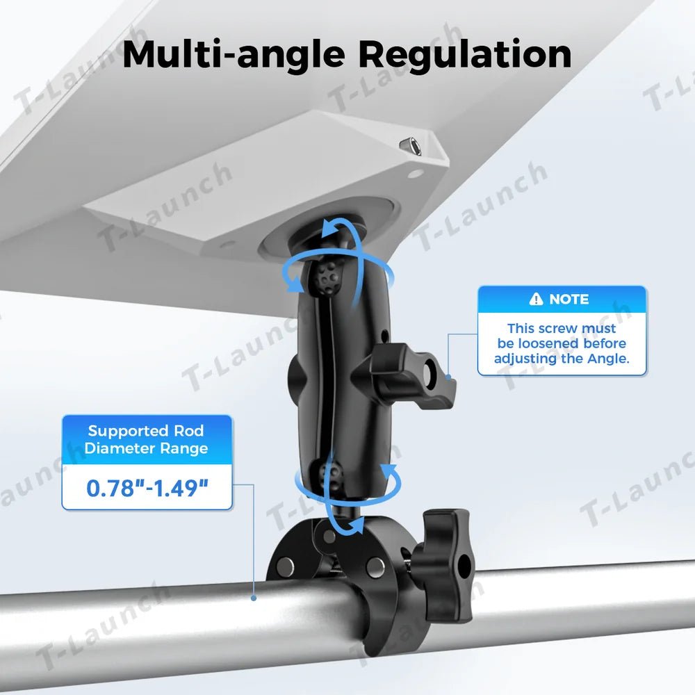 2025 New Version Adjustable Clamp Mount Kit for Starlink Mini - T-Launch