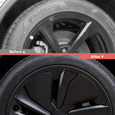 19'' Crossflow wieldoppen voor Tesla Model Y Juniper 2025+ – OEM-stijlen (set van 4)