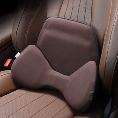 Ergonomic All Weather Alcantara Lumbar Support Pillow - Fits All Cars