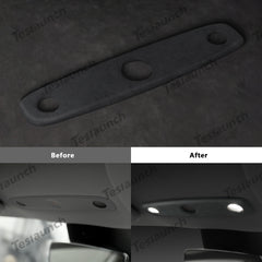 2024 İçin Alcantara Ön Okuma Lambası Kılıfı Model 3 Yayla