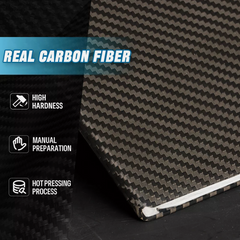 Copertura del pannello del vano portaoggetti in vera fibra di carbonio per Tesla Model 3 Highland 2024+