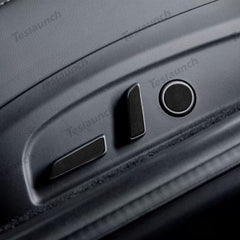 Naklejka przycisku regulacji siedzenia Alcantara na rok 2024 Model 3 Highland