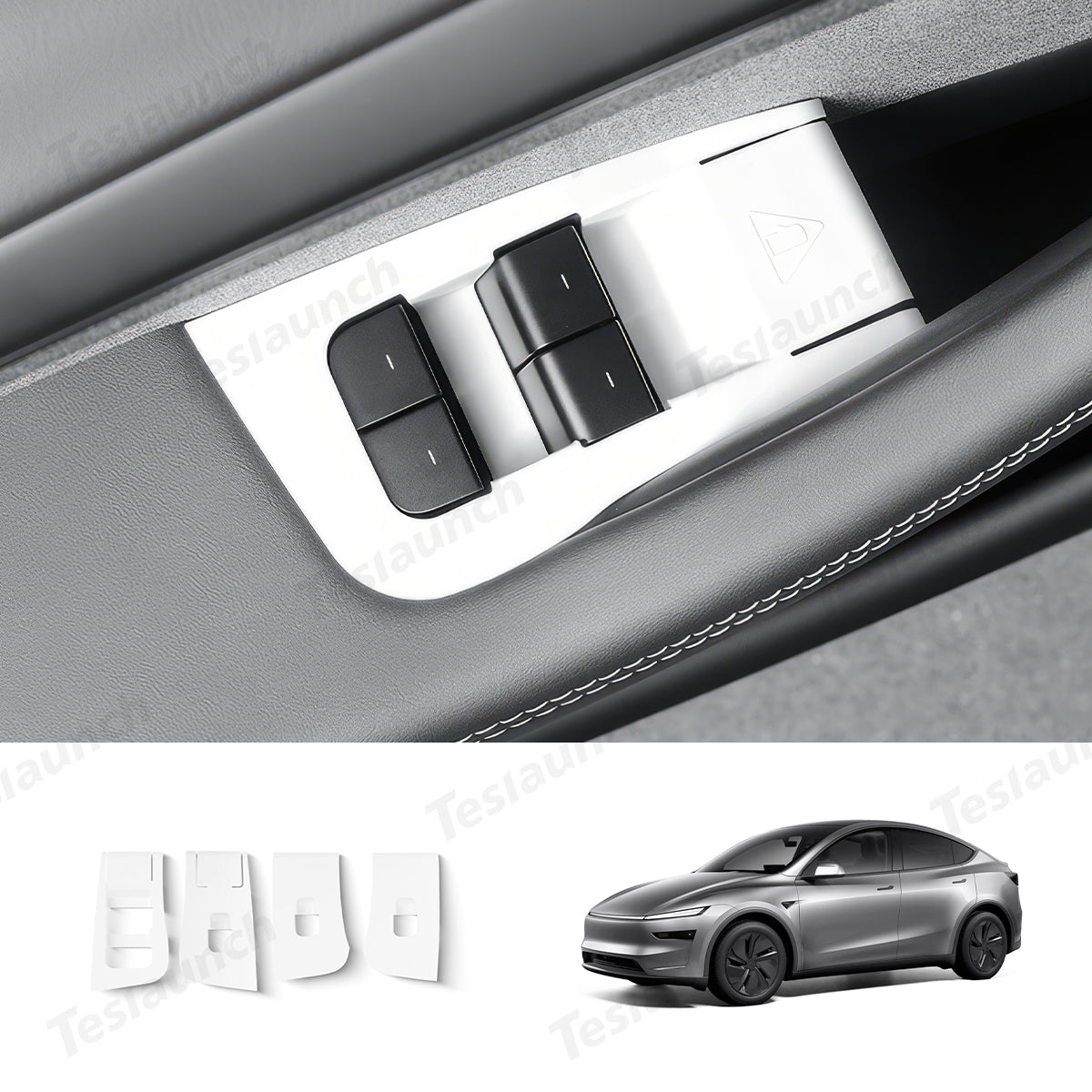 Ochranný kryt panelu zvedáku okna pro Model Jalovec Y 2025+