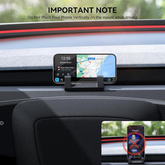 Liquid Silicone Air Vent Phone Holder for Tesla Model Y L 6-Seater 2026+
