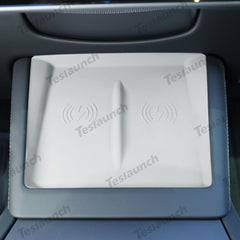 Center Control Silicone Pad Wireless Charging Anti-Slip Protective Mat for Tesla Model Y Juniper 2025+