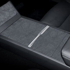 Alcantara Center Console Sticker Cover for Tesla Model Y Juniper 2025+