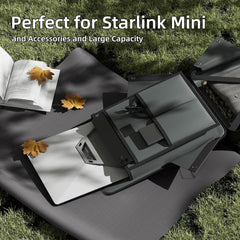 Starlink Mini için Şarj Portu Erişimli Hırsızlığa Karşı Seyahat Çantası