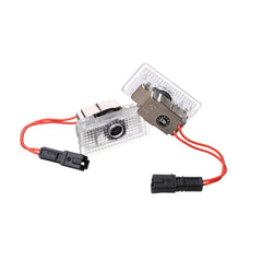 Proiettore di luci a quadri Model Luci di benvenuto per porte con luci di pozzanghera ultra luminose Tesla Model 3 anni S X (2 pezzi)