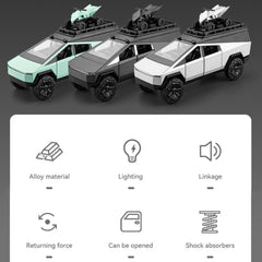Cybertruck 1/24 Pickup Camping RV Samochód ze stopu metali Model