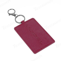 Suport card din piele pentru Tesla