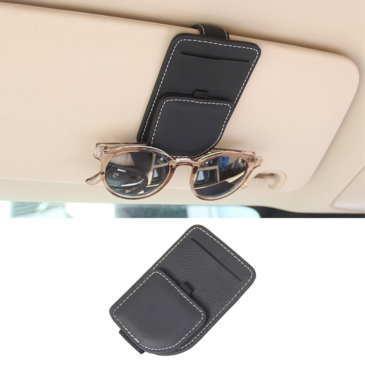 Magnetic Multi-Functional Glasses & Card Clip for Tesla Model 3/Y/S/X/CT