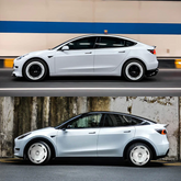 Retro Wielhoes voor Tesla  Model Y 19 ''Gemini Wielen (4 STUKS)