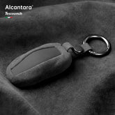 Alcantara Key Fob Cover For Tesla Model 3/Y/X/S