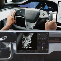 Dispositif de réduction de la vibration du pilote automatique AP PAPA Yoke Version pour 2021-2024 Tesla Model S/X