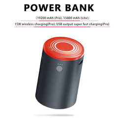 <tc>Teslaunch</tc> x BAYU Kit de voiture multifonctionnel tout-en-un - Lave-auto, pompe à air, aspirateur, lampe de poche anti-éblouissement, chargeur de téléphone portable