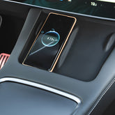 Central Control Trådløs Opladning Silikone Pad til Tesla Model Y/3