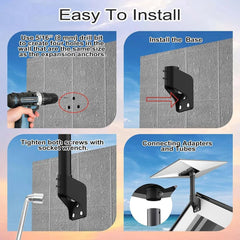 360° Adjustable Wall & Roof Mount Kit for Starlink Gen 3 - T-Launch