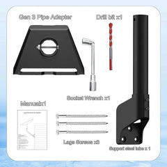 360° Adjustable Wall & Roof Mount Kit for Starlink Gen 3 - T-Launch