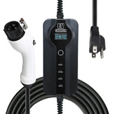 Przenośna ładowarka 16A/32A, regulowany tryb 2, poziom 2, wodoodporna ładowarka EV do użytku domowego Tesla Model S/X/3/Y