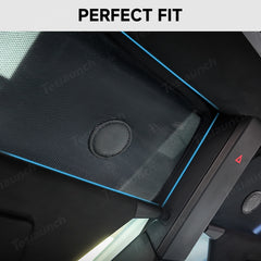 Osłona przeciwsłoneczna z siatki na przednią szybę do Cybertrucka (2 szt.)