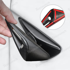 Carbon Fiber Pattern Turn Signal & Side Camera Covers (ABS) for Tesla Model Y Juniper 2025+