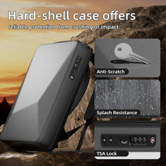 Starlink Mini için Şarj Portu Erişimli Hırsızlığa Karşı Seyahat Çantası