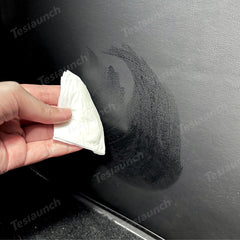 Center Console Side Kick Protectors – Leather Covers for Tesla Model Y Juniper 2025+