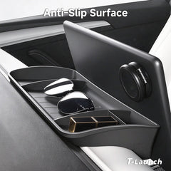 Silicone Hidden Dashboard Storage Tray for Tesla Model 3 (2017–2023) / Model Y (2020–2024) - T-Launch