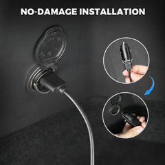 삼각형 창 주변 조명 Tesla Model 와 (2021-2023)