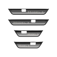 Ochranný kryt proti pošročení předních zadních dveří pro tesla model 3 highland 2024