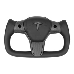 Carbon Fiber Yoke Steering Wheel for Tesla Model 3 (2017-2023)