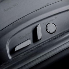 Naklejka przycisku regulacji siedzenia Alcantara na rok 2024 Model 3 Highland