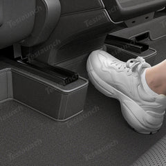 Napa-nahkaiset istuinten alanurkkien suojukset – 3-osainen suojasarja Tesla Model Y Juniper 2025+