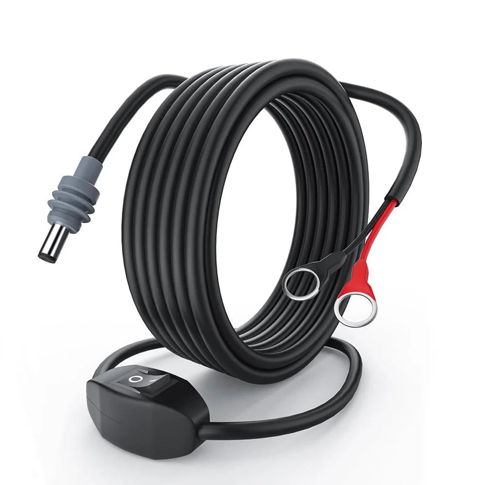 3M/10FT O-Ring DC Charging Cable with Switch (CB8) for Starlink Mini - T-Launch