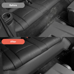 3rd Row Under-Seat Kick Protector TPE Interior Guard for Tesla Model YL 2026+