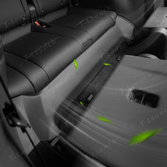 3rd Row Under-Seat Kick Protector TPE Interior Guard for Tesla Model YL 2026+
