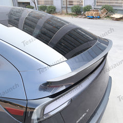 OEM Performance Pro Style Spoiler for Tesla Model Y Juniper 2025+ (Carbon Fiber Pattern ABS)
