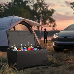 40L Trunk Refrigerator Portable Trunk Freezer for 2015-2024 Tesla Model X 6 Seats/ 7 Seats (US Version) - T-Launch